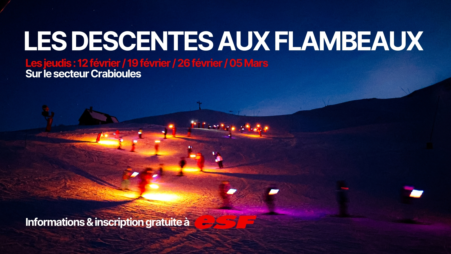 Les descentes aux flambeaux