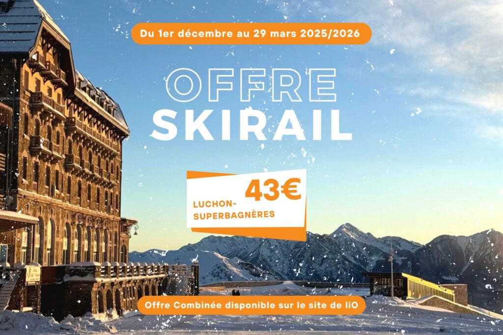 offre Skirail pour 43 € du 1ᵉʳ décembre au 29 mars