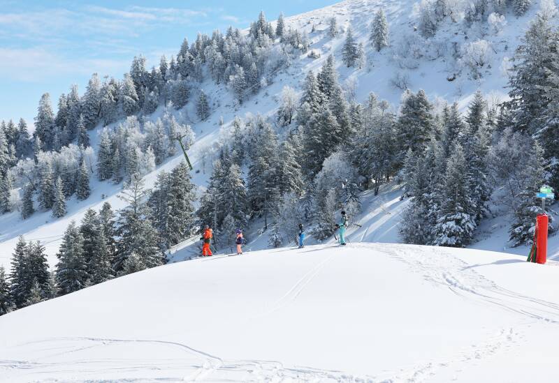 le Mourtis en famille, freeride avec enfants neige soleil dans les pyrénées