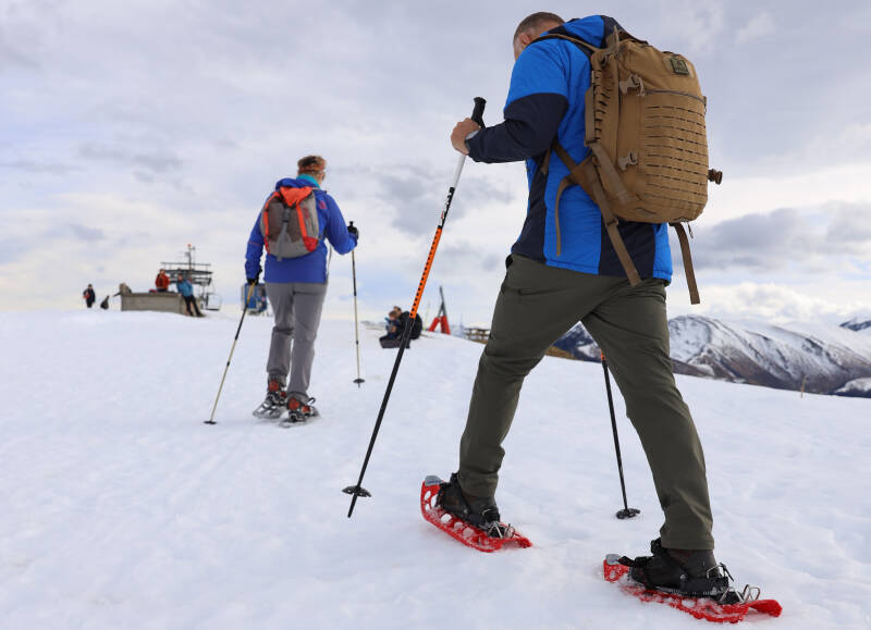 Les stations de ski Raquettes à Neige Luchon-Superbagneres sur les crêtes